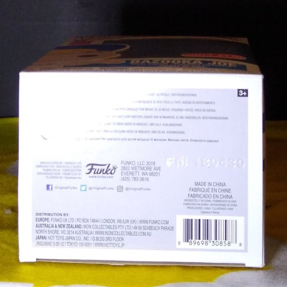 Bazooka Joe Bazooka Bubble Gum Ad Icons Target Exclusive Funko Pop 19 NIB - Picture 3 of 4